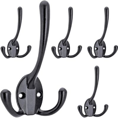 APBFH Wall Mounted Towel Hooks with Three Prongs