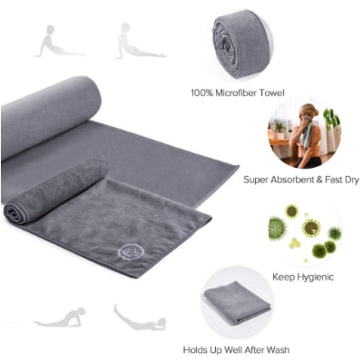 LEVOIT Microfiber Yoga Mat Towel For Bikrom
