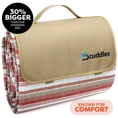 Scuddles Extra Large Picnic & Outdoor Blanket Dual Layers