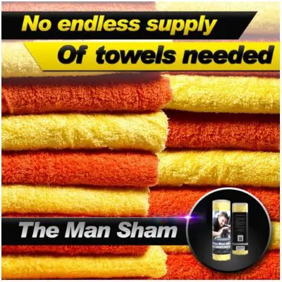 The Man Sham Fast Drying Chamois Cloth For Car