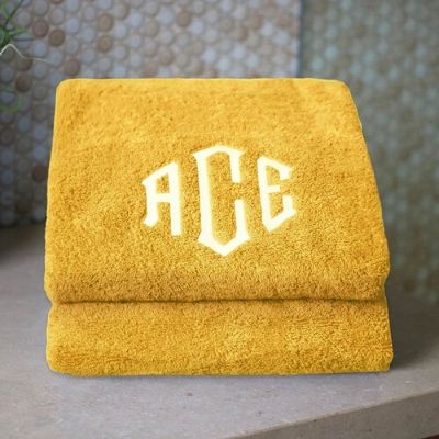 1888 Mills Personalized Monogrammed Bath Towels