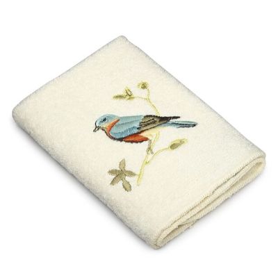 Avanti Linens Gilded Birds Embroidered Decorative Towel