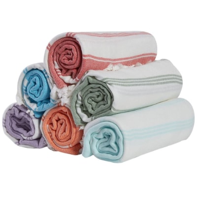 BOSPHORUS XXL Turkish Cotton Towel Set