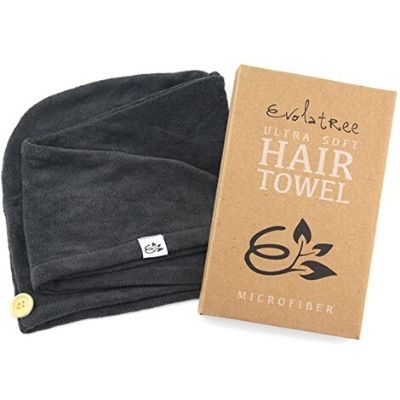 Evolatree Towel Turban for Curly Hair