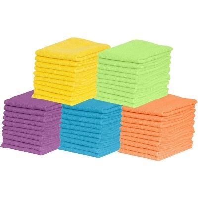 GREEN LIFESTYLE Microfiber 12x16-Inch Cleaning Cloths