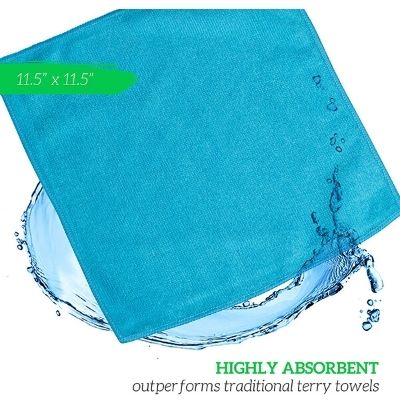 GREEN LIFESTYLE Microfiber Cleaning Cloths