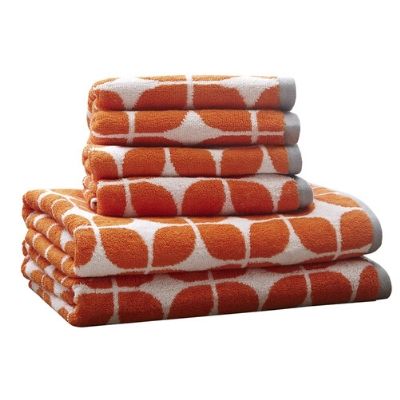 Intelligent Design Jacquard Lita Cotton Bathroom Towels