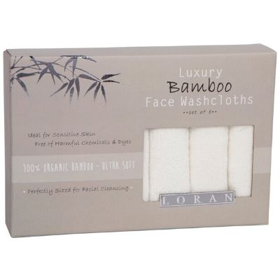 Loran Luxury Bamboo Facial Washcloths