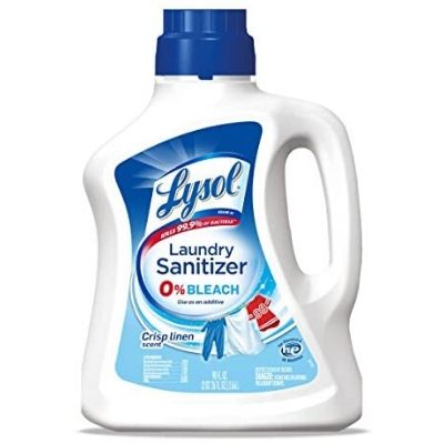 Lysol Crisp Linen Laundry Sanitizer Additive Detergent