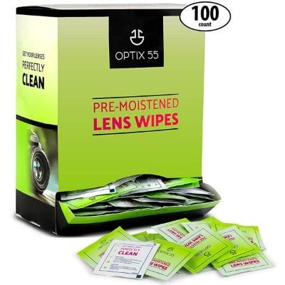 Optix 55 Eyeglass Cleaner Lens Wipes