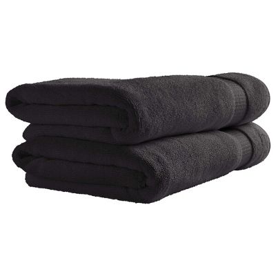Rivet Black Luxury Bath Towels