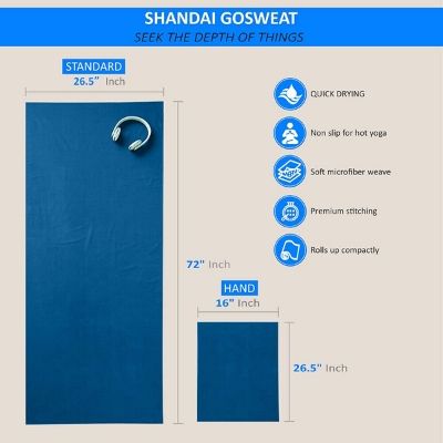Shandali GoSweat Yoga Towel