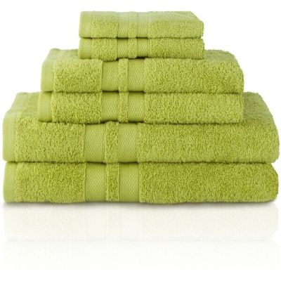 Superior 6 Piece Egyptian Cotton Towels Set