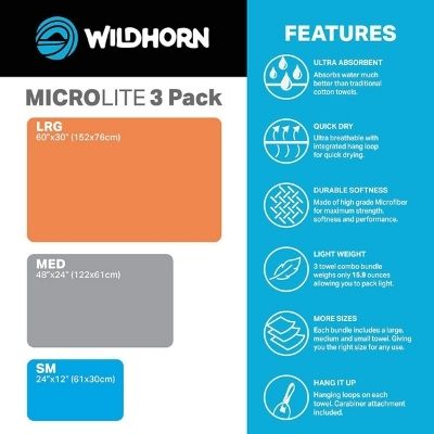 Wildhorn Microlite Hiking Towel