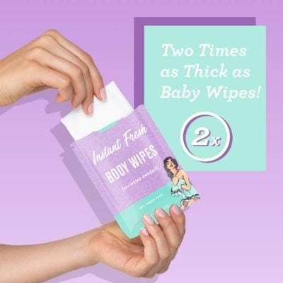 Busy Beauty Body Instant Fress Wipes Design