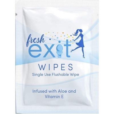 FreshExit Flushable Wipes for Adults