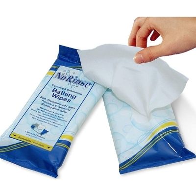 No-Rinse Bathing Wipes for Adults
