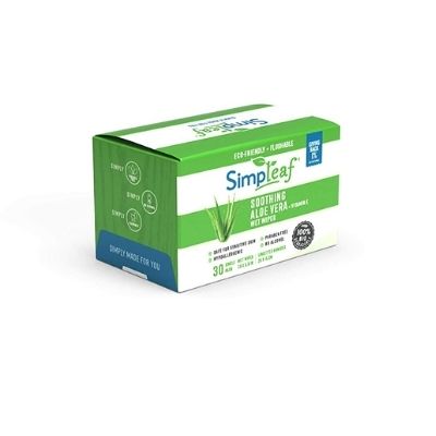 Simpleaf Eco-Friendly Flushable Wipes