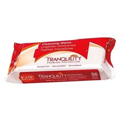 Tranquility Cleansing Wipe, Bath Wipe Design