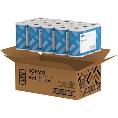 Solimo 2-Ply Dissolving Toilet Paper Design